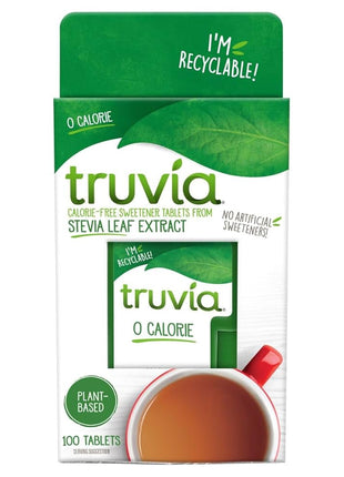 Truvia Stevia Leaf Calorie Free Sweetner-100 tablets