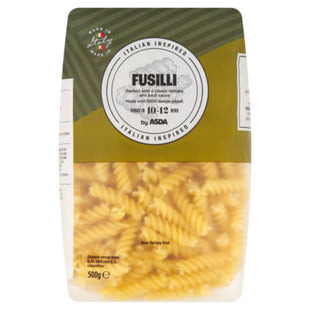 Asda Fusili — 500g — product pack shot