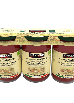 Kirkland Organic Marinara Sauce — 680g (Pack of 3)