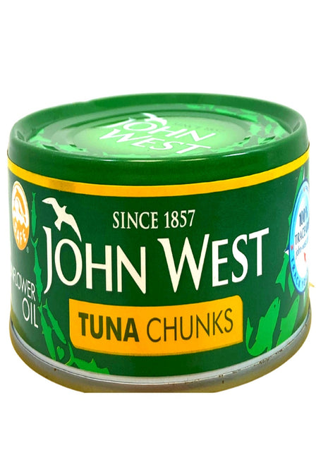 Johnwest Tuna Chunks in sunflower oil — 145g — product pack shot