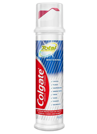 Colgate Total Whitening pump — 100ml — product pack shot