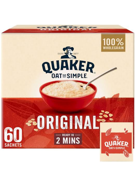 Quaker Oat So Simple (Golden syrup) 60 sachets