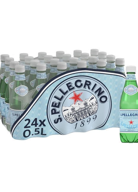 San Pellegrino Sparkling Water — 500ml (Pack of 24)