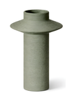 Tall Green Ceramic Vase