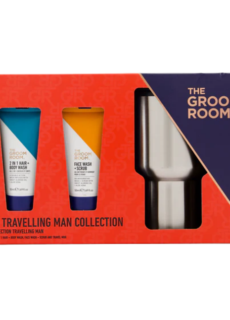 The Groom Room Travelling Man Collection — product pack shot