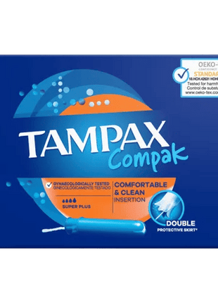 Tampax super plus-18pk — product pack shot